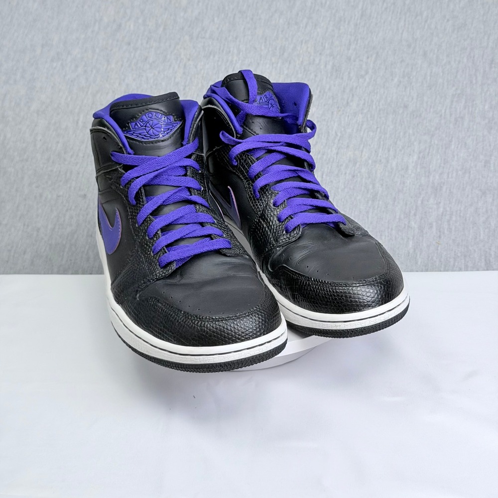 Nike Air Jordan 1 Retro 86 Dark Concord Black Purple 644490-014 Mens Size 12 - Picture 4 of 11